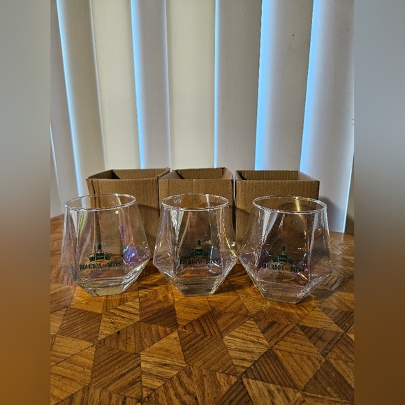 Seton Bourbon & Bites In The Grove 3 Wine Glass Stemless 10 Oz Cincinnati School - Picture 1 of 8